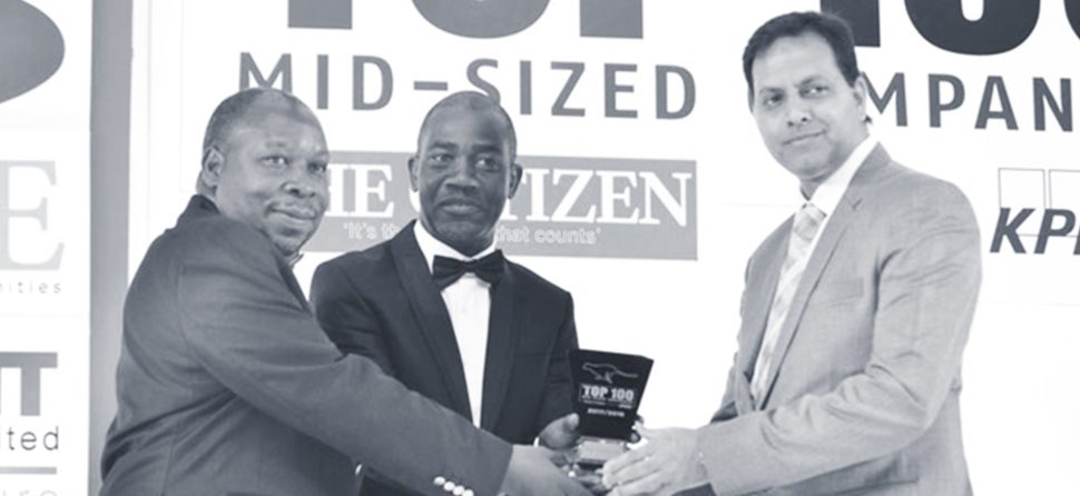 Tanzania’s Prestigious Top 100 Mid-Size Companies Award for 2017/2018